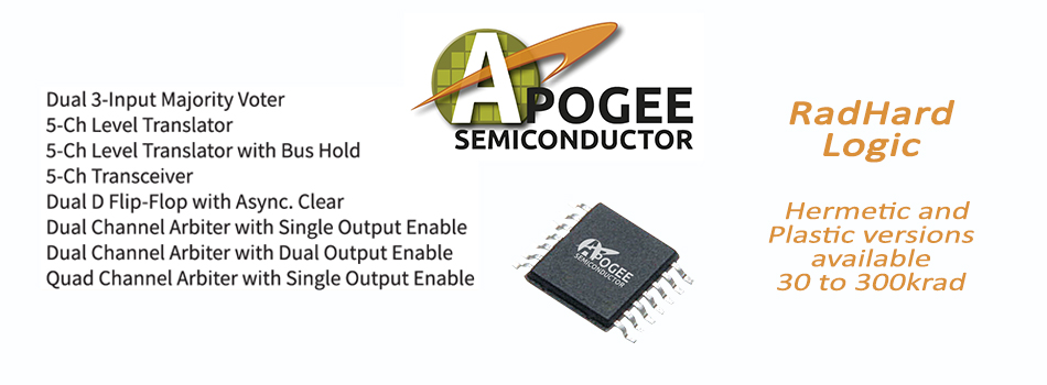 GaN FETs, Optical Transceivers, RadHard FPGAs, JANS Diodes, Fuses, Chip Beads, RadHard POL, RadHard LDO, RadHard CAN Bus, RadHard PWM, SolidMatrix� SMD Chip Fuse, RadHard OpAmps, RadHard MUX, RadHard MOsFET Driver, Reflex, SMC, Excalibur, TT Semi, Twilight Semi, GeneSiC, Rectron, EIC, Aeroflex, Cobham, MSC, AEM Components, HighRel, RadHard, RadTolerant, Radiation Hardened, Radiation Tolerant, DACH, NORDIC, Benelux, South Europe, UK, Europe, Pan European